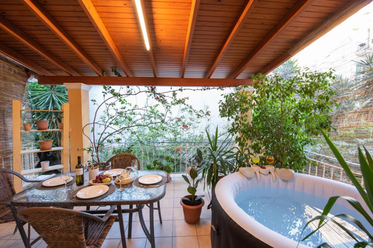 Luxury Katrinas Apartment With Outdoor Jacuzzi Corfu  Εξωτερικό φωτογραφία